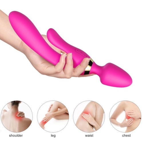 Rabbit Fuchsia Massager & Vibrator  –  Armony