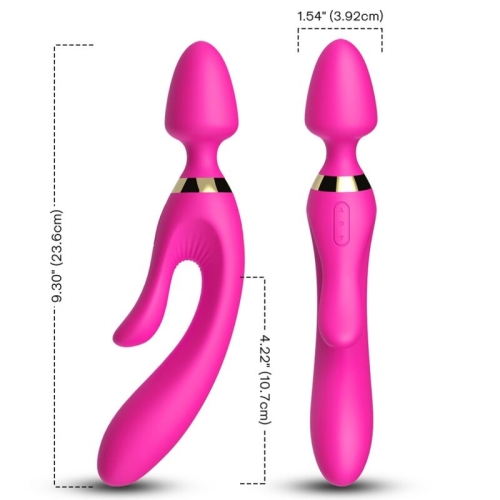 Rabbit Fuchsia Massager & Vibrator  –  Armony