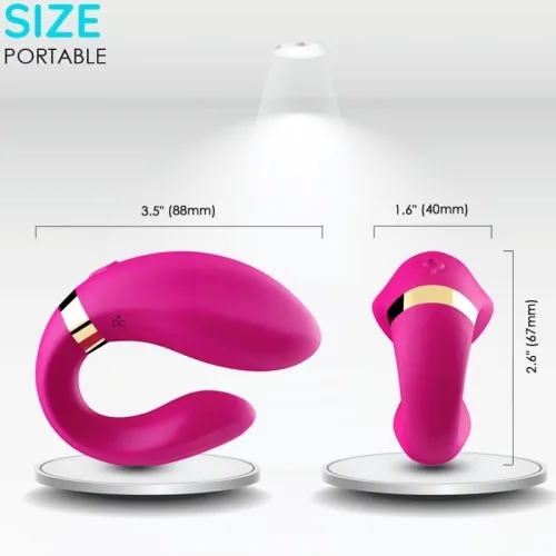 Paarvibrator Mit Fernbedienung Fuchsia – Armony