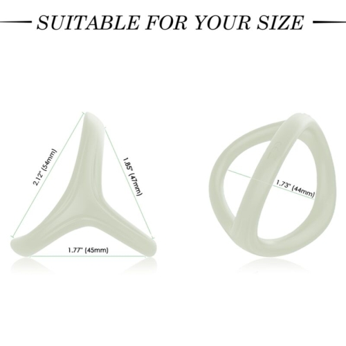 Safe Double Silicone Ring Luminous  –  Armony