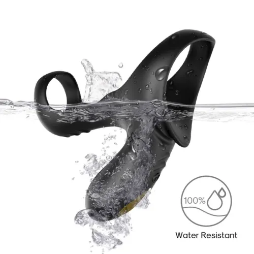 Ranger Double Ring Vibrator for Couples Black – Armony