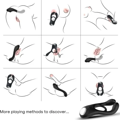 Veyron vibration ring black – Armony