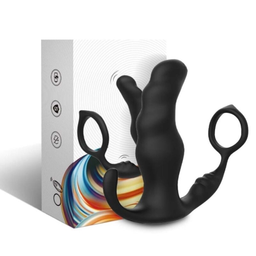 Knight Prostate Anal Vibrator Black  –  Armony