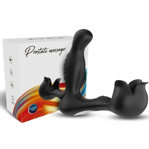 Surround Anal Vibrator & Testicle Stimulator Black – Armony
