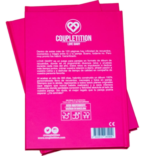 Coupletition - Liebestagebuch Album Mit Erinnerungen & Wünschen Für Ein Paar