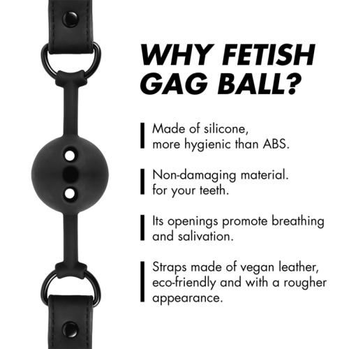 Atmungsaktiver Ballknopf Aus Silikon | Fetish Submissive