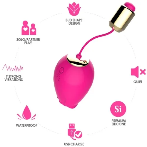 Mandala Eivibrator G-Spot Fernbedienung Fuchsia – Armony