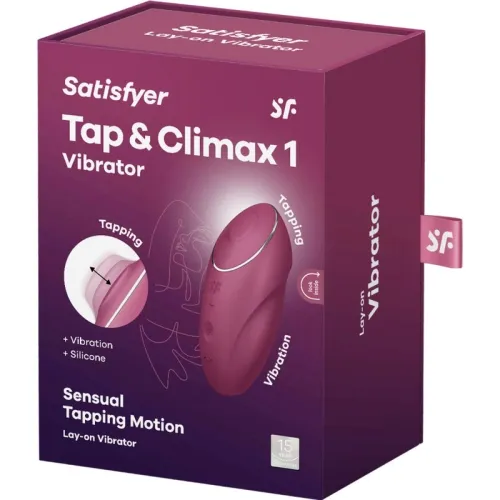 Tap & Climax 1 Climax Red Vibrator | Satisfyer
