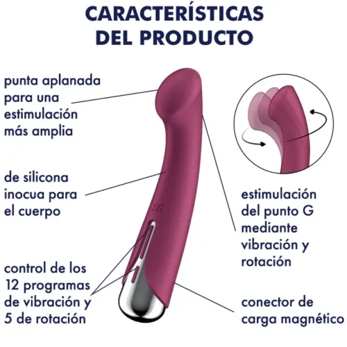 Spinning G-Spot 1 G-Spot Vibrator Red | Satisfyer