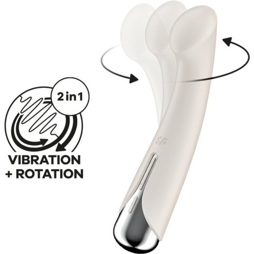 Spinning G-Spot 1 G-Punkt Vibrator Beige | Satisfyer
