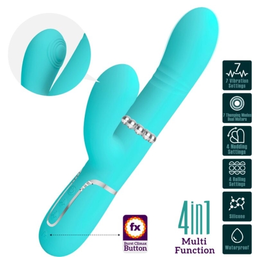G-Spot Vibrator Aqua Grün | Pretty Love