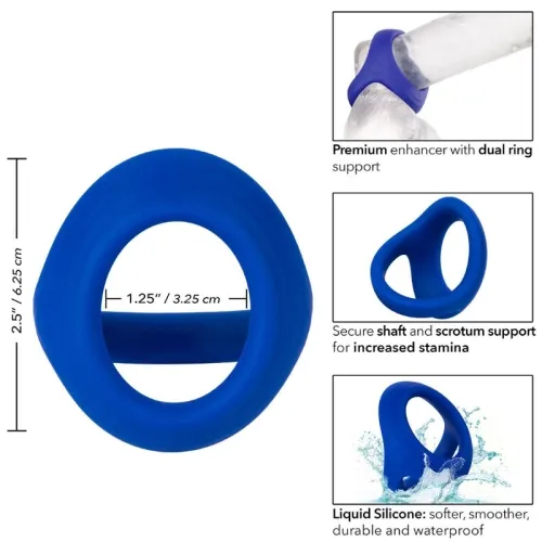 Cock Ball Dual Ring Blau – Admiral