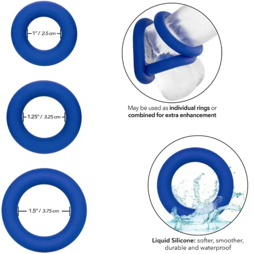 Cock Ring Set Blau – Admiral