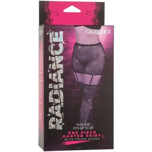 Garter belt skirt stockings plus size – Radiance
