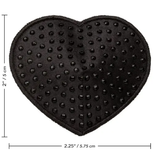 Heart-shaped jeweled nipple protectors – Radiance