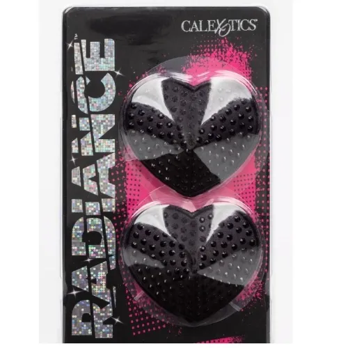Heart-shaped jeweled nipple protectors – Radiance