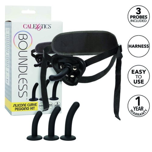 Boundless Silikon Curvy Pegging Kit | Calex