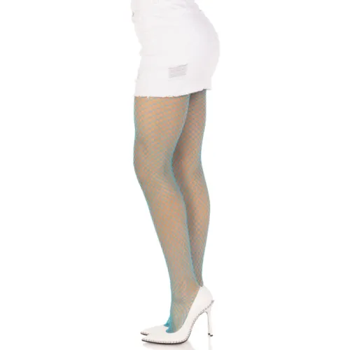 Lycra Netzstrumpfhose Blau – Leg Avenue