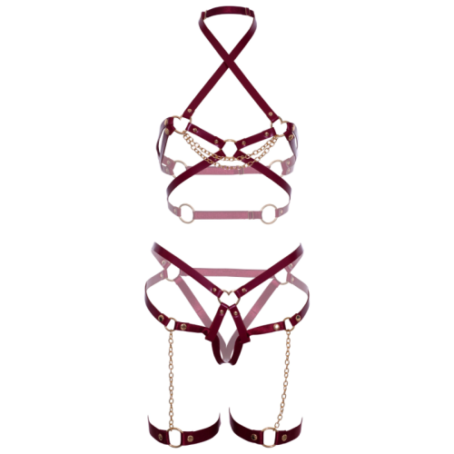Harness BH & Heart Straps L | Leg Avenue