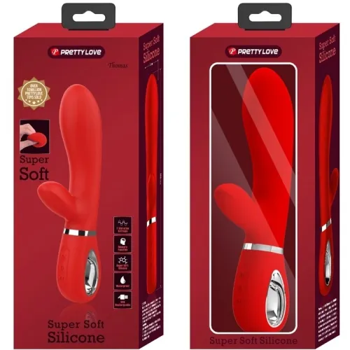 Thomas Multifunctional G-Spot Vibrator Red | Pretty Love