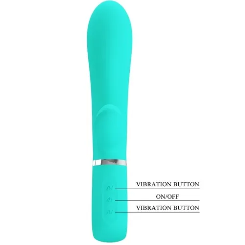 Thomas Multifunctional G-Spot Vibrator Aqua Green | Pretty Love