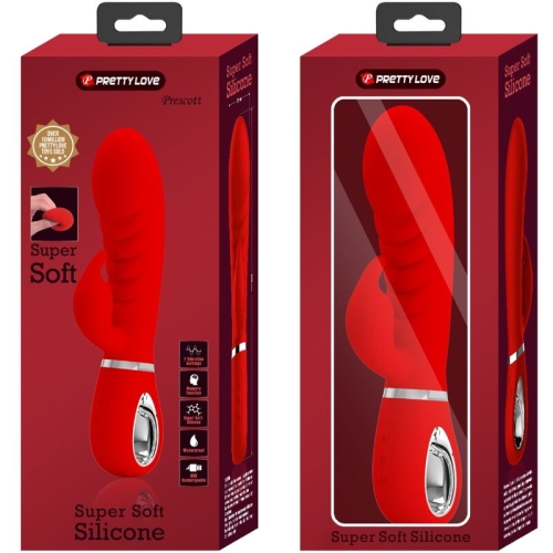 Prescott Multifunktions G-Spot Vibrator Rot | Pretty Love