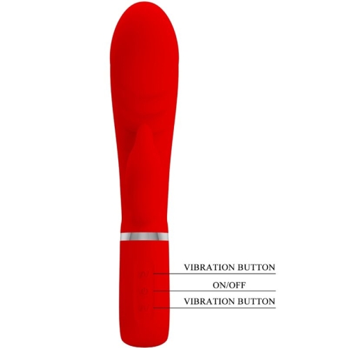 Prescott Multifunktions G-Spot Vibrator Rot | Pretty Love