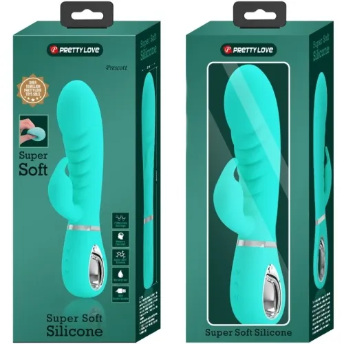 Prescott Multifunctional G-Spot Vibrator Aqua Green | Pretty Love