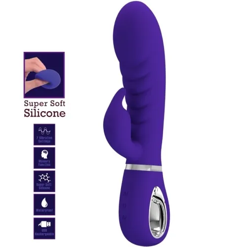 Prescott Multifunctional G-Spot Vibrator Purple | Pretty Love