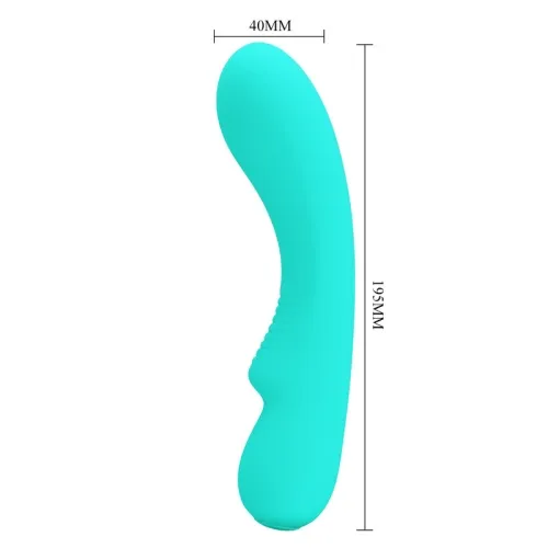 Prescott Vibrator Aqua Green | Pretty Love