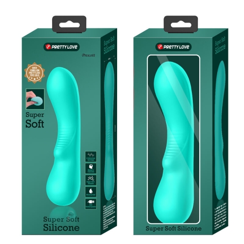 Prescott Vibrator Aqua Green | Pretty Love