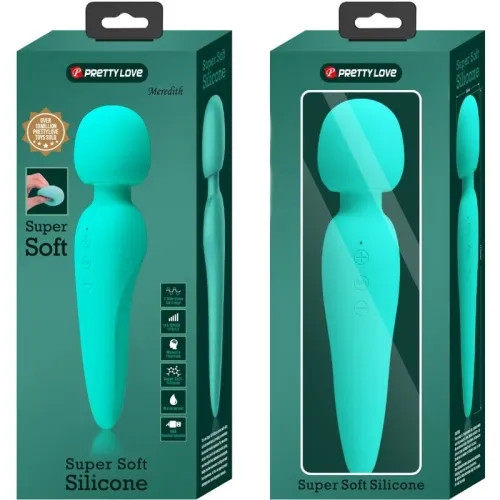 Meredith Massager 12 Vibration Modes Aqua Green – Pretty Love