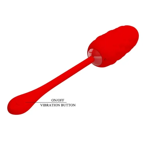 Vibrating Egg with Red Sea Texture – Pretty Love