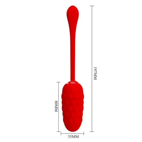 Vibrating Egg with Red Sea Texture – Pretty Love
