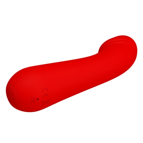 Cetus Wiederaufladbarer Vibrator Rot | Pretty Love