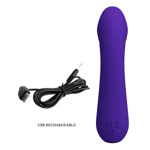 Cetus Rechargeable Vibrator Purple | Pretty Love