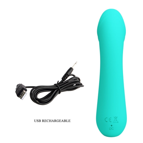 Cetus Wiederaufladbarer Vibrator Aqua Green | Pretty Love