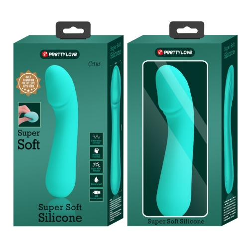 Cetus Wiederaufladbarer Vibrator Aqua Green | Pretty Love