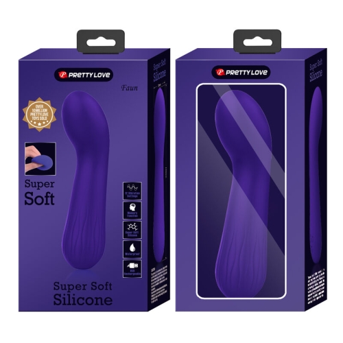Faun Wiederaufladbarer Vibrator Lila | Pretty Love