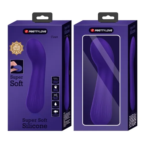 Faun Rechargeable Vibrator Purple | Pretty Love