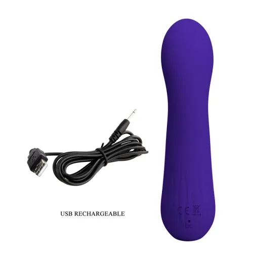 Faun Rechargeable Vibrator Purple | Pretty Love