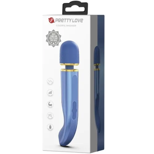 Massager 7 Vibration Modes Blue – Pretty Love