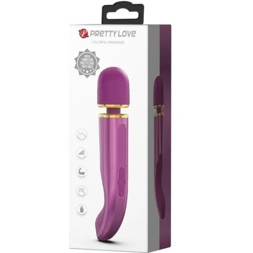 Massager 7 Vibration Modes Purple – Pretty Love