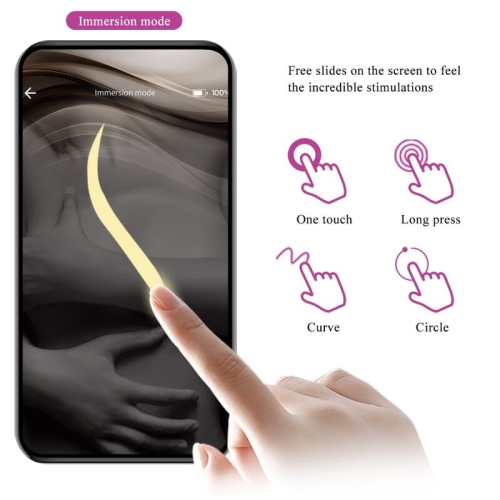 Jayleen Vibrator Mit App Fernbedienung Lila | Pretty Love