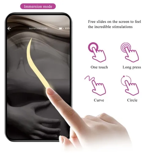Jayleen Vibrator with App Remote Control Purple – Pretty Love