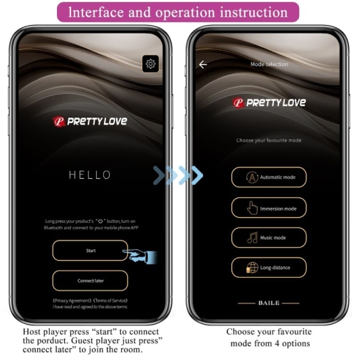 Jayleen Vibrator Mit App Fernbedienung Lila | Pretty Love