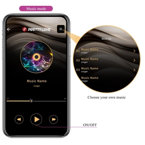 Jayleen Vibrator Mit App Fernbedienung Lila | Pretty Love