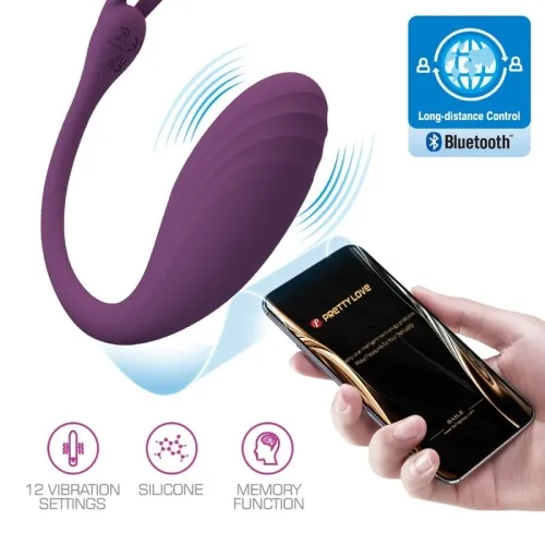 Catalina Vibrator App Fernbedienung Lila – Pretty Love