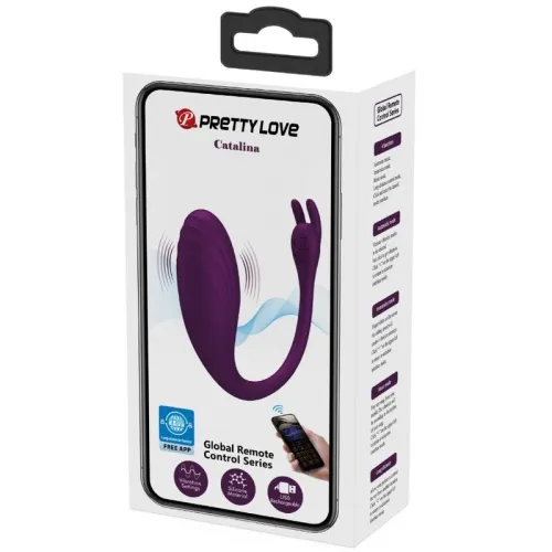 Catalina Vibrator App Fernbedienung Lila – Pretty Love