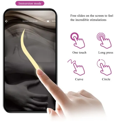 Catalina Vibrator App Fernbedienung Lila – Pretty Love